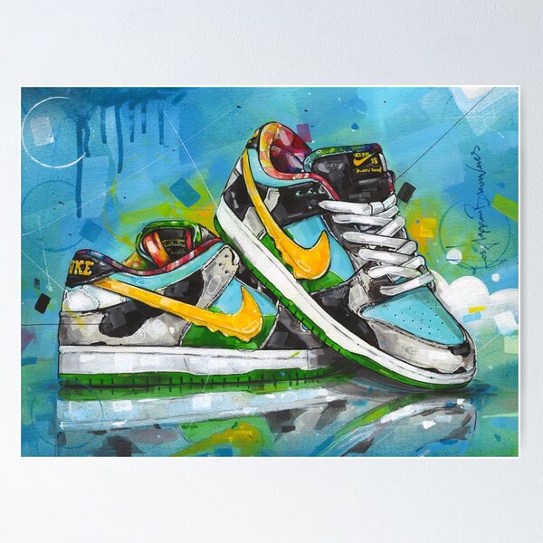 Artikel-Vorschau von Nike SB Chunky Dunky Sneaker-Kunst, designt und verkauft von GalleryKauffeld.