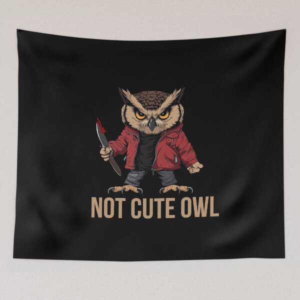 Item preview, Cute owl  funny cartoon  designed and sold by VibeStyleShop.