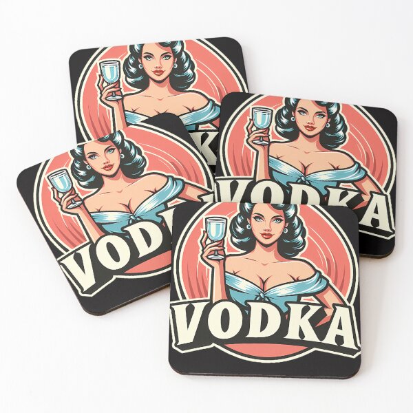 Item preview, Retro Beverage - Vodka designed and sold by PhiSmithe.