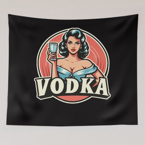 Item preview, Retro Beverage - Vodka designed and sold by PhiSmithe.