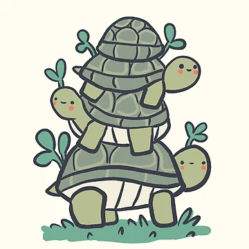 Artwork thumbnail, Turtle stack  by Mayarart