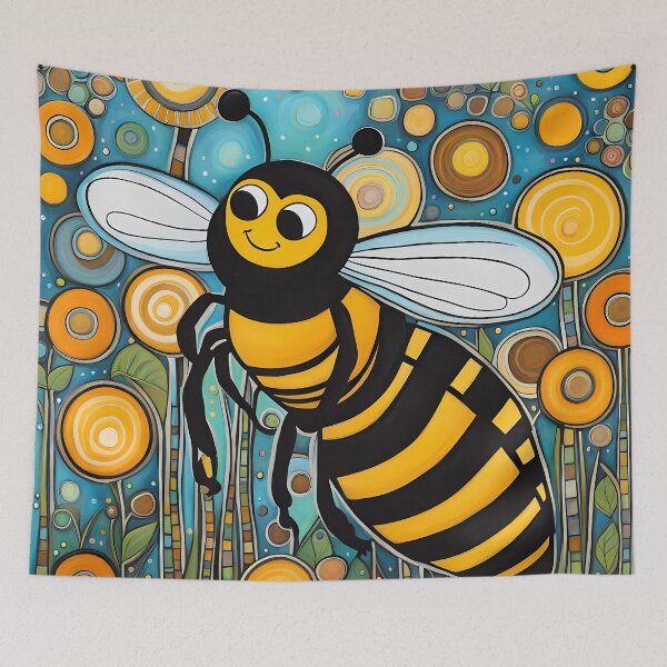 Item preview, Folk Art Bee designed and sold by Colin Bentham.