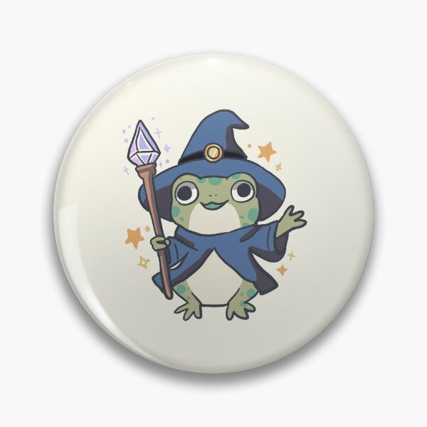Item preview, wizard frog illustration  designed and sold by Mayarart.