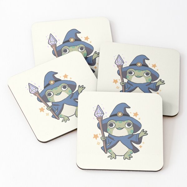 Item preview, wizard frog illustration  designed and sold by Mayarart.