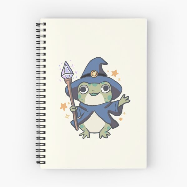Item preview, wizard frog illustration  designed and sold by Mayarart.