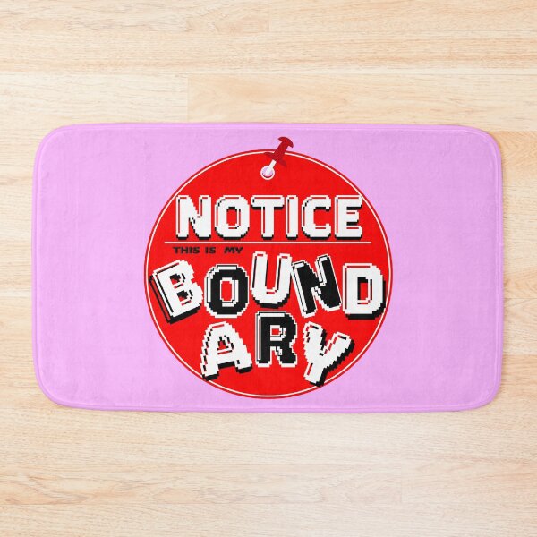 Item preview, NOTICE!! THIS IS MY BOUNDARY!!! designed and sold by Pronoian-Space.