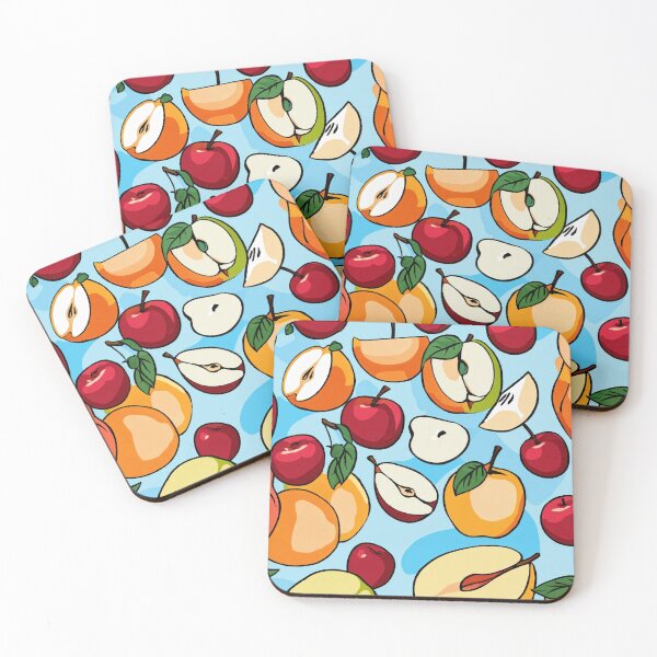 Item preview, Peach and Cherry Food Pattern designed and sold by DesignsbySimons.