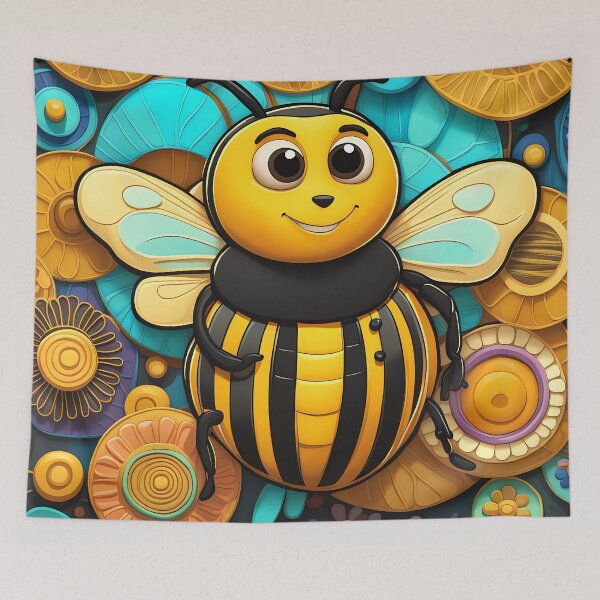 Item preview, Folk Art Bee designed and sold by Colin Bentham.