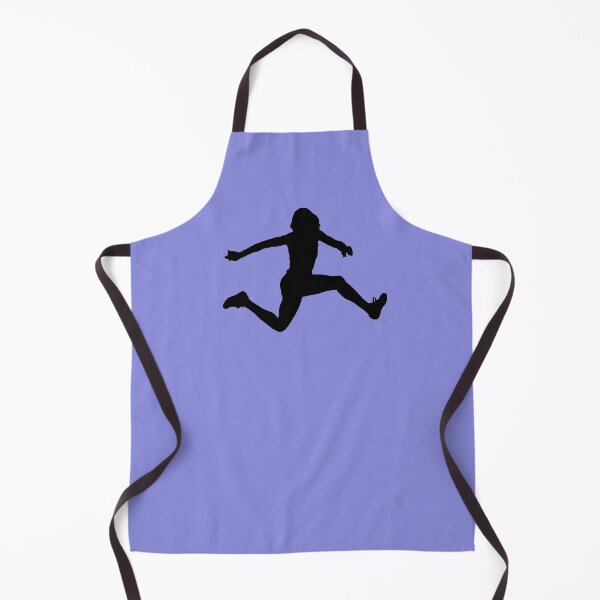 Item preview, Female triple jump on blue designed and sold by TheScraggyBeard.