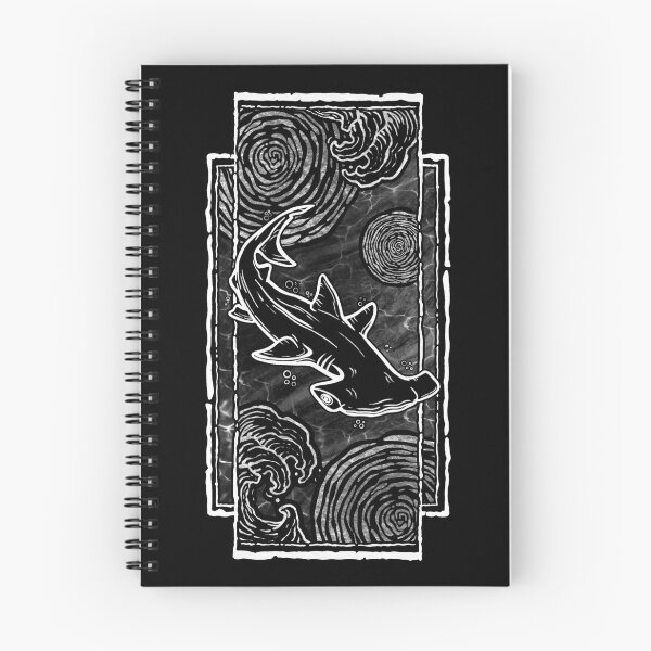 Item preview, Hammerhead Shark - white outline  designed and sold by Deadboy-Draws.