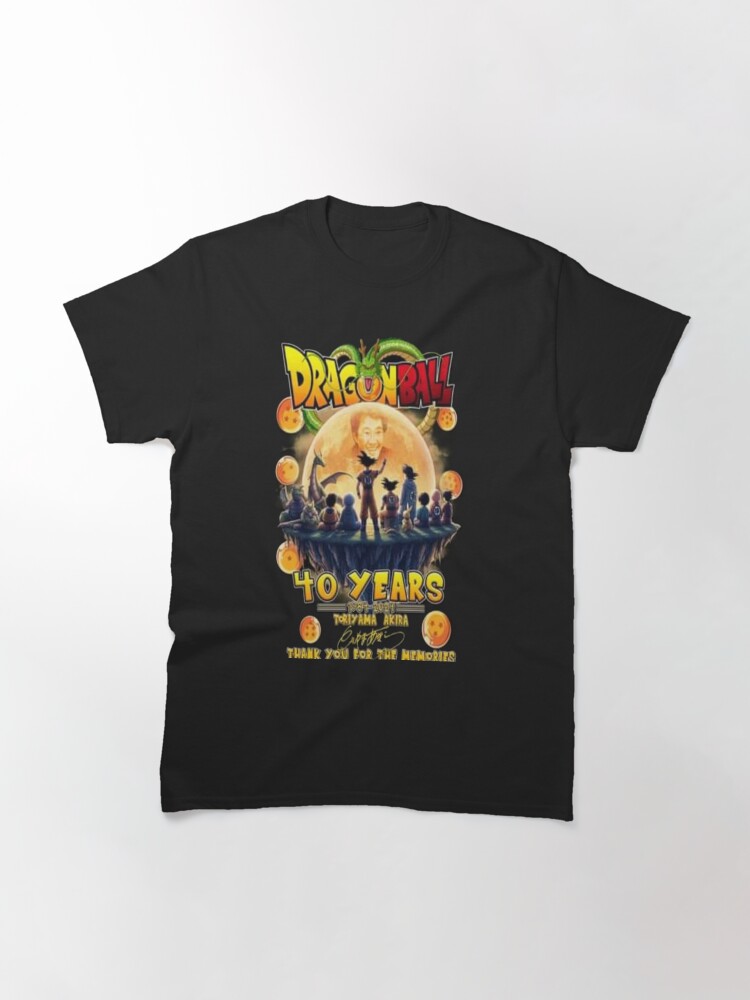 Thumbnail 3 of 7, Classic T-Shirt, Dragon Ball 40 Years of Adventures: The Epic Saga of Goku and His Friends?✨ designed and sold by TroviTutto.