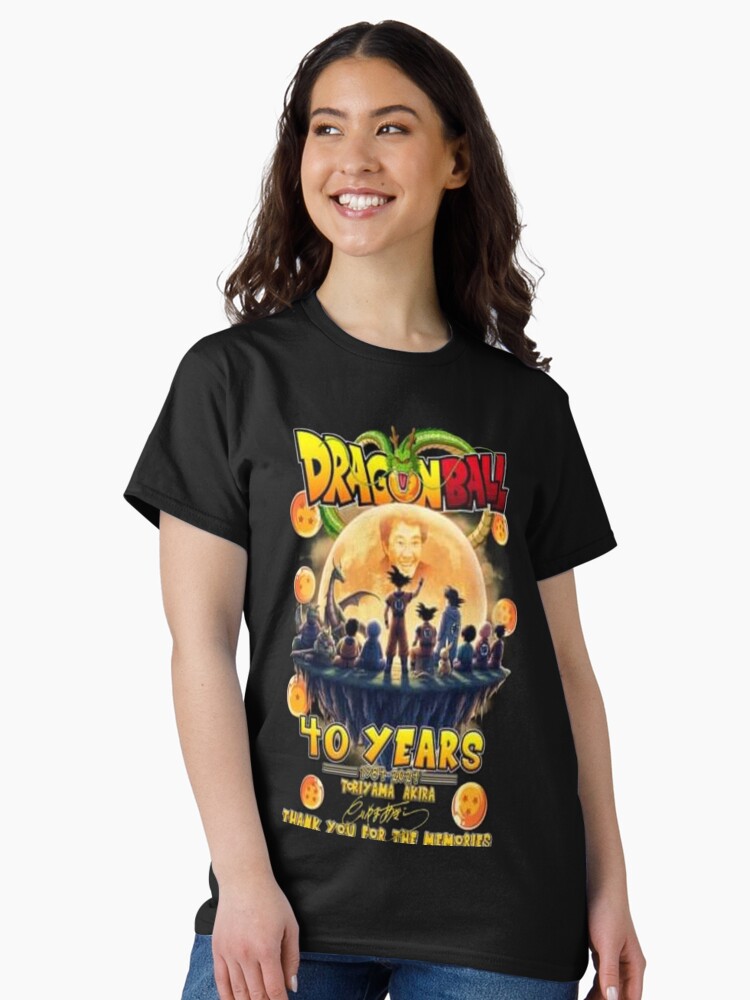 Thumbnail 2 of 7, Classic T-Shirt, Dragon Ball 40 Years of Adventures: The Epic Saga of Goku and His Friends?✨ designed and sold by TroviTutto.