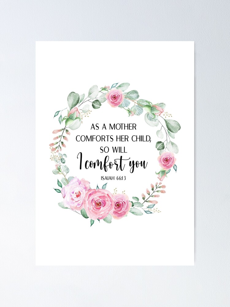 As a Mother Comforts Her Child so I Will Comfort You {Cushion Cover} As a Mother Comforts Her Child so I Will Comfort You {Cushion Cover}