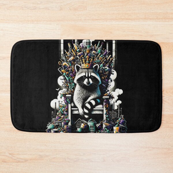 Item preview, Throne of Trash: The Raccoon King designed and sold by SharpPenguin.