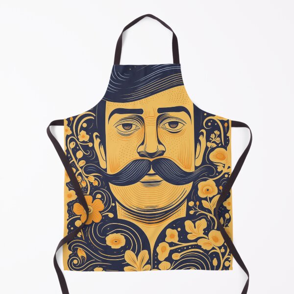 Aperçu de l'œuvre moustache créée et vendue par PricklyPeanut.