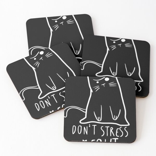 Item preview, Dont Stress Meowt Funny Cat Humour Kitty Owner Cat Mom Dad   designed and sold by huzekqtyx.