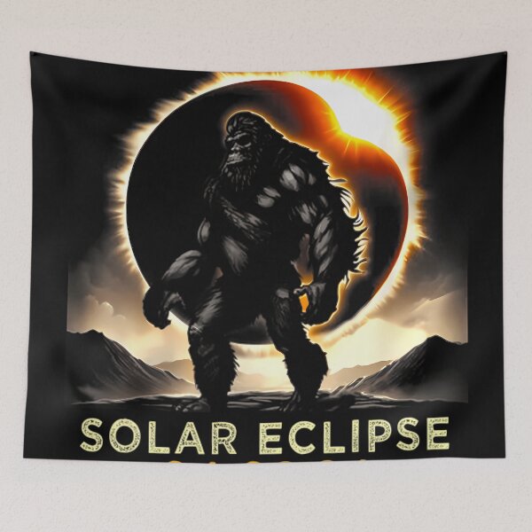 Item preview, Solar Eclipse 2024 Bigfoot, April 8 2024, Astronomy, Celestial, Eclipse Lover, Eclipse Event 2024 designed and sold by wesdesignshop.