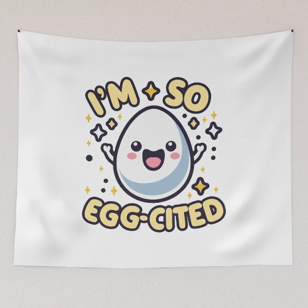 Item preview, I'm so egg-cited designed and sold by People Tee.