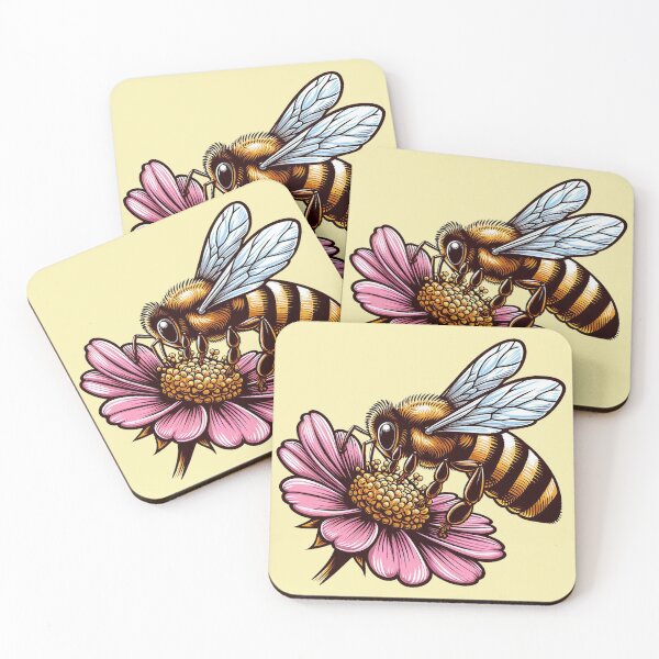 Item preview, Honey bees designed and sold by HEERYAK.
