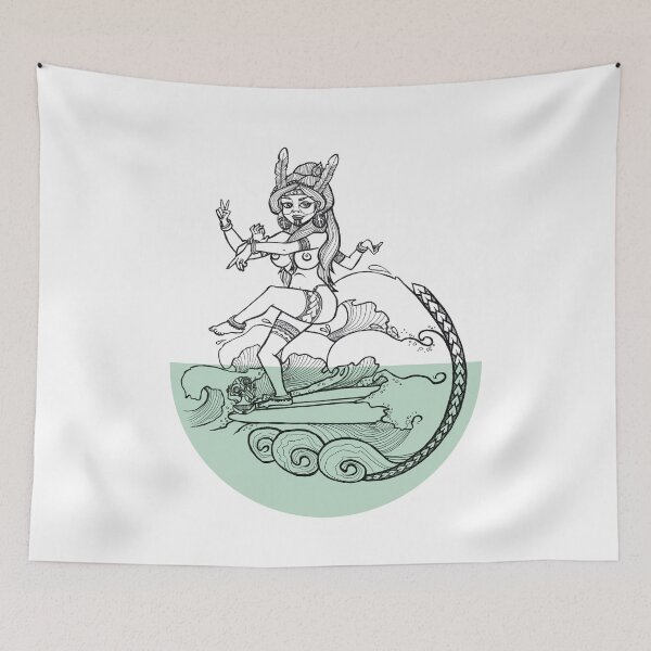 Item preview, Surfing the cosmic wave designed and sold by Eve-Design-Be.