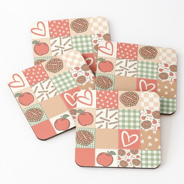 Item preview, Fall Apple Pie Patchwork Checker designed and sold by CreativeDraws42.