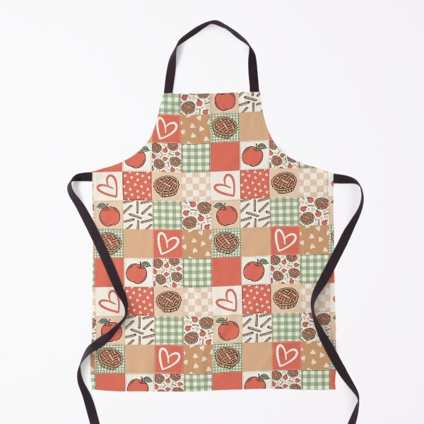 Artikelvorschau, Herbstliches Apfelkuchen-Patchwork-Karomuster entworfen und verkauft von CreativeDraws42.