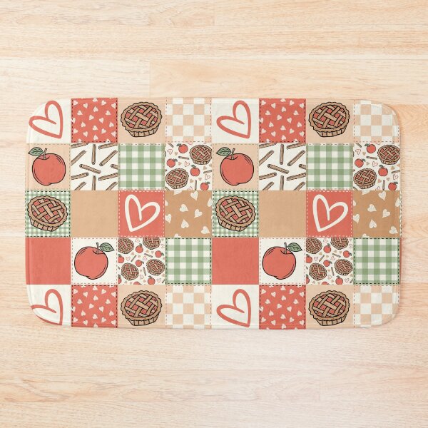 Item preview, Fall Apple Pie Patchwork Checker designed and sold by CreativeDraws42.