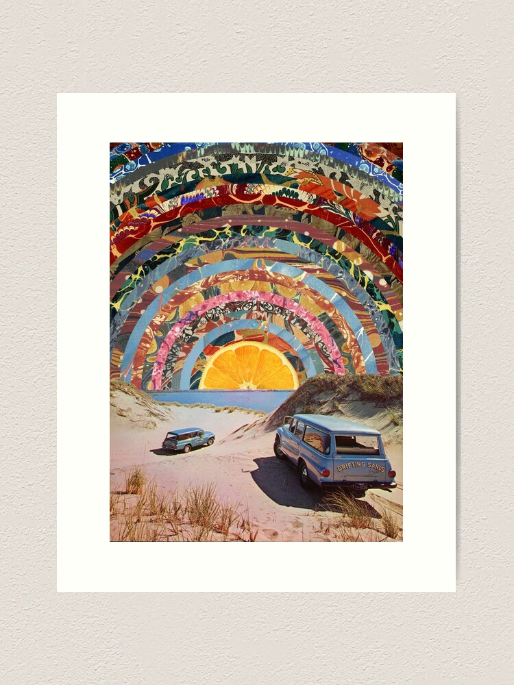 Alternate view of Orange sunset Art Print