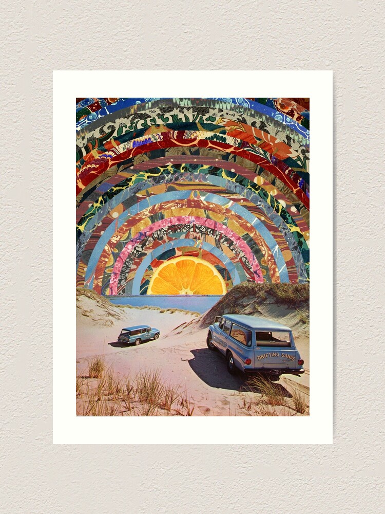 Alternate view of Orange sunset Art Print