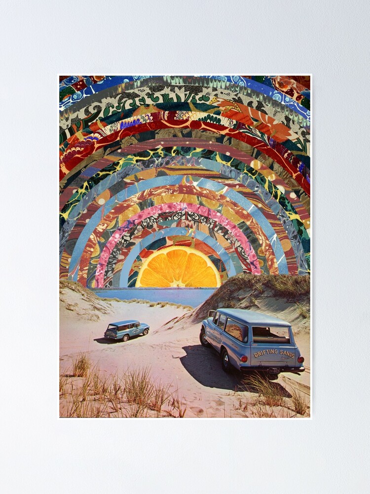 Alternate view of Orange sunset Poster