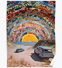Orange sunset Poster
