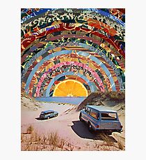 Orange sunset Photographic Print