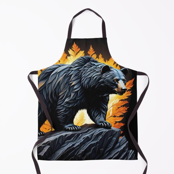 Item preview, Obsidian Bear Statue, Ai Generated Art designed and sold by ACC .