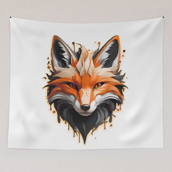 Item preview, Polygon Fox Face - Contemporary Art designed and sold by PolygonPinnacle.