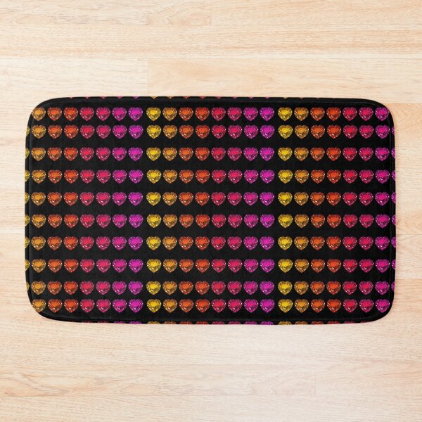 Item preview, Hearts in Purple, Red, Orange and Yellow designed and sold by DigitalGemArt.