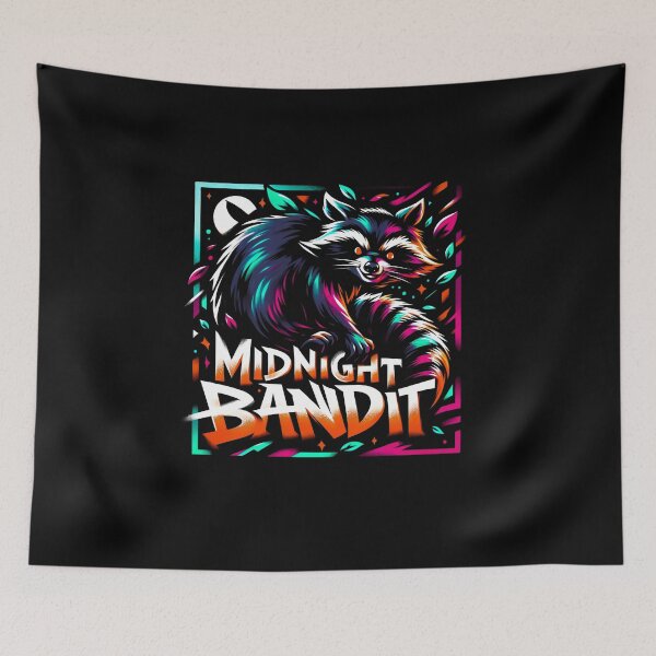 Item preview, Midnight Mischief: Lively Raccoon designed and sold by SharpPenguin.