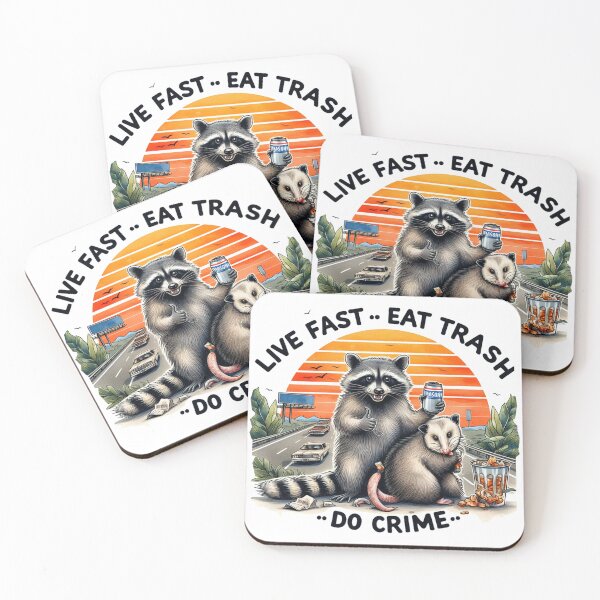 Item preview, Chaotic Animal, Eat Trash Live Fast Chaotic Animal designed and sold by clarkfraser.