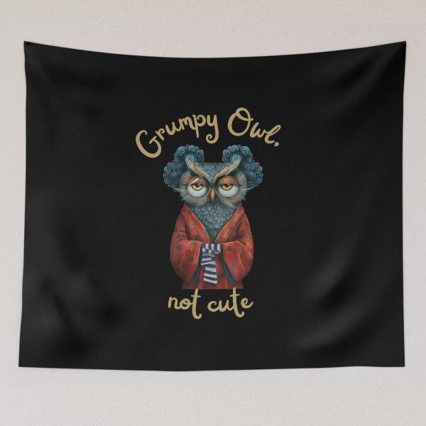 Item preview, Funny owl character  designed and sold by VibeStyleShop.