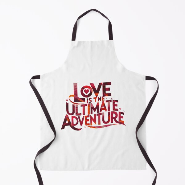Item preview, captivating, abstract typography design with the words "Love is the Ultimate Adventure." designed and sold by artumbre.
