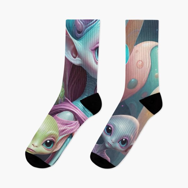 Item preview, Alien Family, cute, baby, cool, colorful, kids, children, love designed and sold by Cyber Kids.