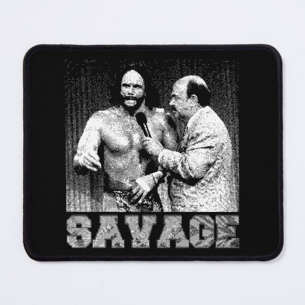 Item preview, the iconic macho man interview black and white designed and sold by unfamouzzz.