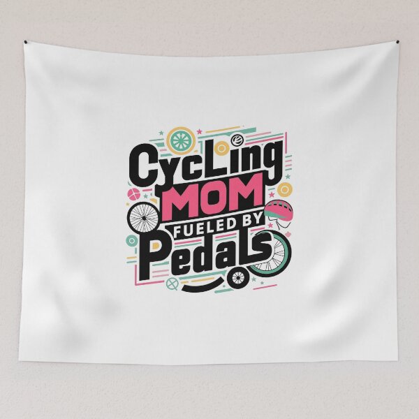 Item preview, Cycling Mom: Fueled by Pedals Biking Mom designed and sold by DomTeesHaven.