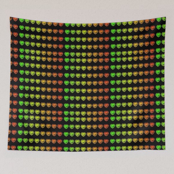 Item preview, Hearts in Green and Red designed and sold by DigitalGemArt.