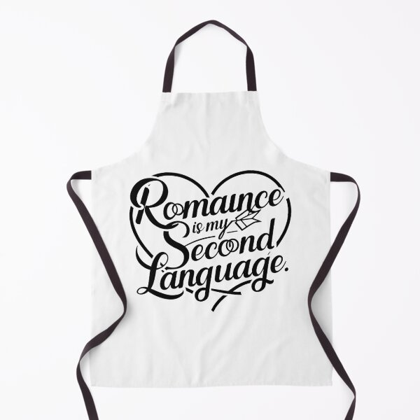 Artikelvorschau, Ein kreatives und künstlerisches Typografie-Design mit der Phrase „Romance is My Second Language“. entworfen und verkauft von artumbre.