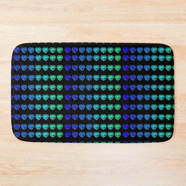 Item preview, Hearts in Blue and Cyan designed and sold by DigitalGemArt.