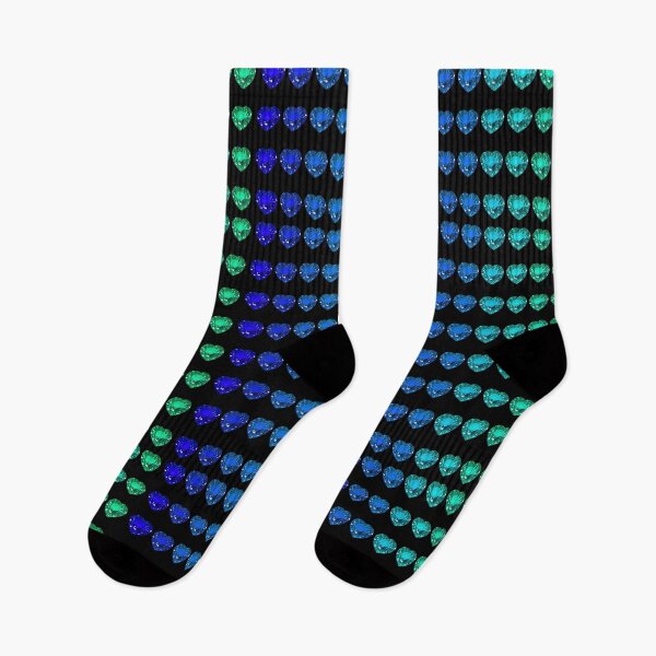Item preview, Hearts in Blue and Cyan designed and sold by DigitalGemArt.