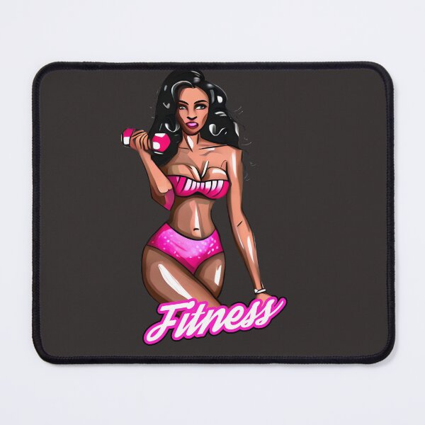 Item preview, Fitness Pink Girl designed and sold by Chubuter.