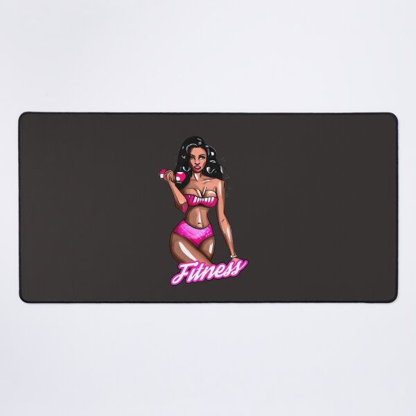 Item preview, Fitness Pink Girl designed and sold by Chubuter.