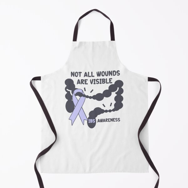 Item preview, IBS Not All Wounds Are Visible Irritable Bowel Syndrome Awareness Periwinkle Ribbon designed and sold by stylesip.