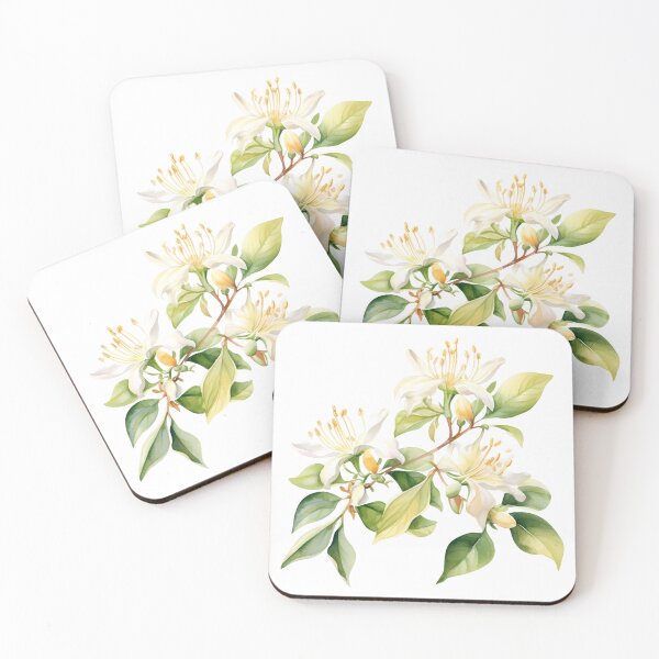 Item preview, Honeysuckle Harmony Watercolor designed and sold by DaffodilDreamer.